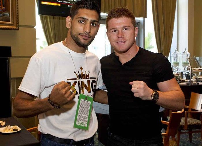 Boxing lightweight Amir, Khan, Canelo,