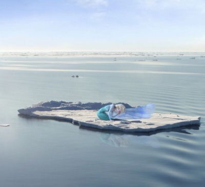 Melting polar icecaps