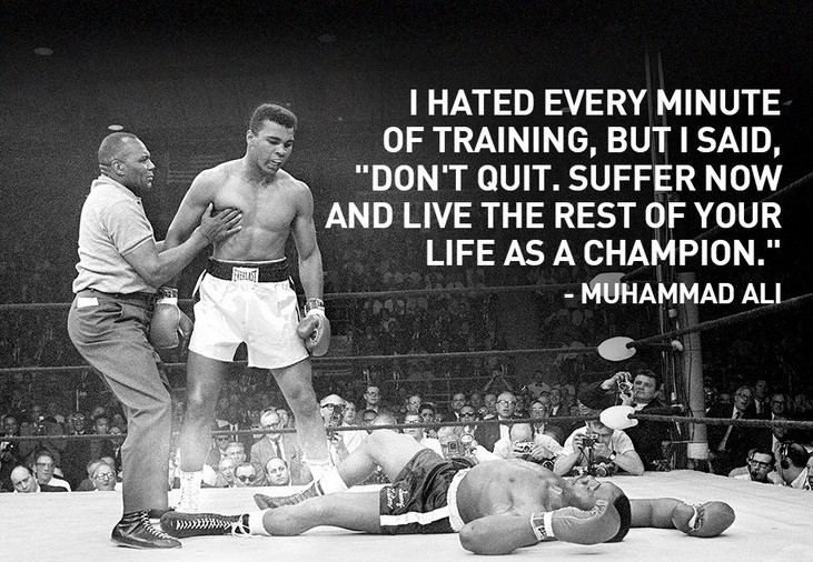 Training, Muhammad Ali, Quote on training, quote on fitness, Muhammad Ali quotes, Boxing, Fighting, Knockout, black man, black boxer