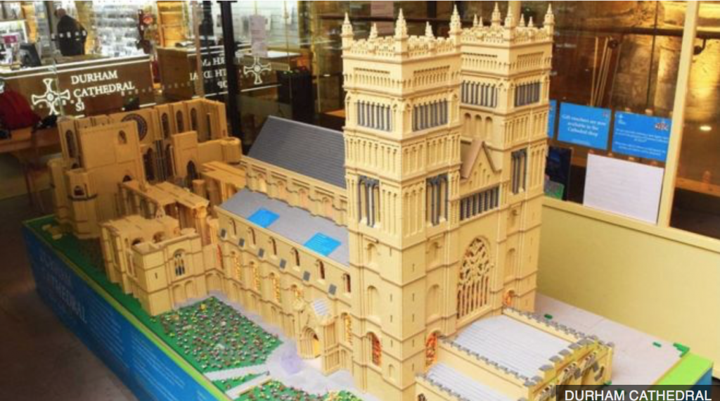 lego, building, lego building, durham cathedral,