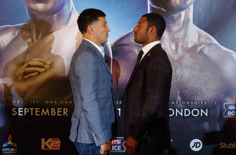 ggg, Kell brook, suit, boxing