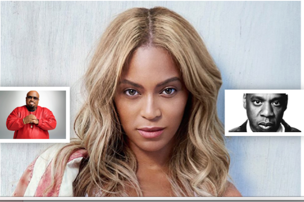 CEELO, Jay z's girl, beyonce, ceelo and beyonce